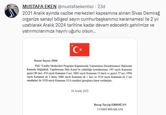 Sivas ve Sivaslılar, 103 Yıl Önceki Şevk Ve Heyecanı Ebediyete Kadar Yaşatmaya Kararlıdır