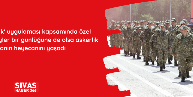 Engelli Vatandaşlar Çakı Gibi Asker Oldu