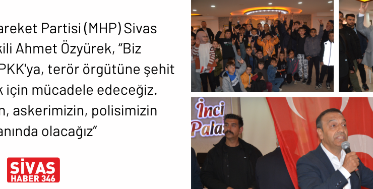 Özyürek, “Çocuklarımızı PKK’ya Kurban Ettirmeyeceğiz”