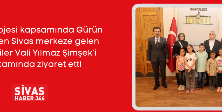 Kırsalda Yaşayan Çocuklar Sivas’ı Tanıyor