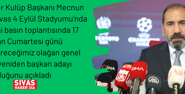 Mecnun Otyakmaz Yeniden Aday Olduğunu Açıkladı