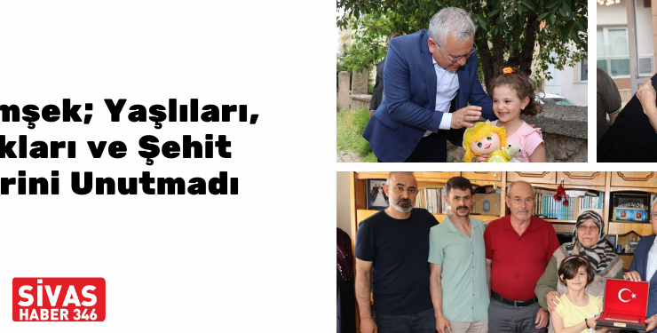 Vali Şimşek; Yaşlıları, Çocukları ve Şehit Ailelerini Unutmadı