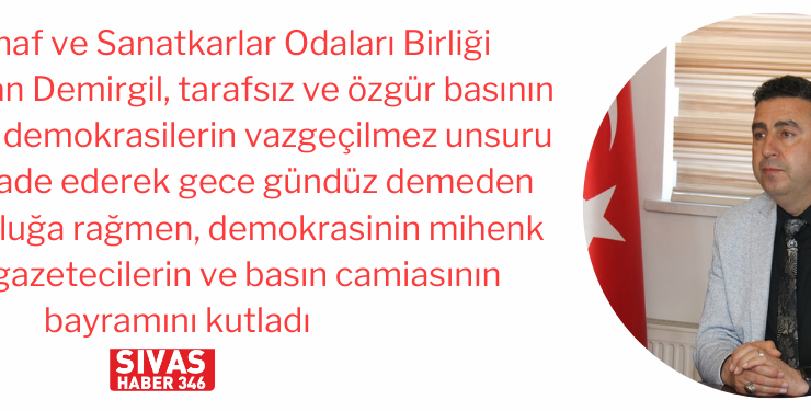 Basın Çalışanları, Demokrasinin Mihenk Taşıdır