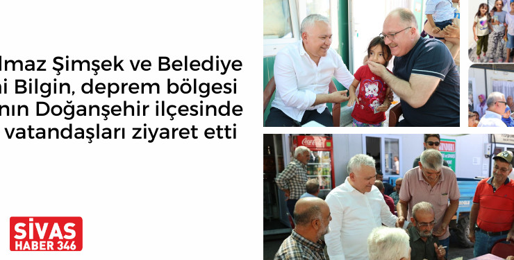 Vali Şimşek ve Başkan Bilgin, Depremzede Aileleri Ziyaret Etti