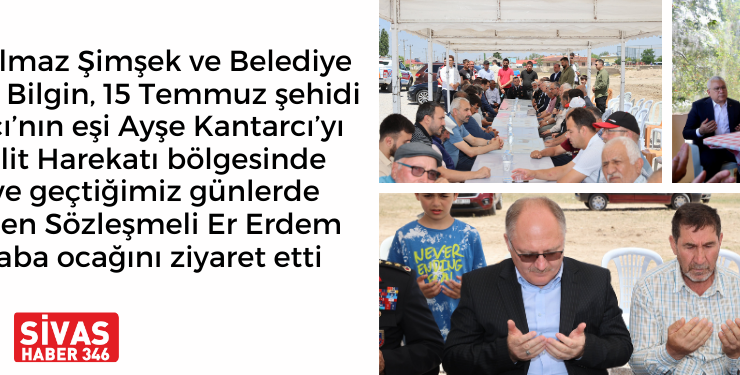 Vali Şimşek ve Başkan Bilgin, Şehit Ailelerini Ziyaret Etti