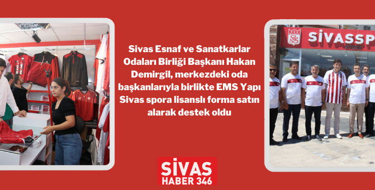 Formalarla Sivasspor’a Destek Oldular
