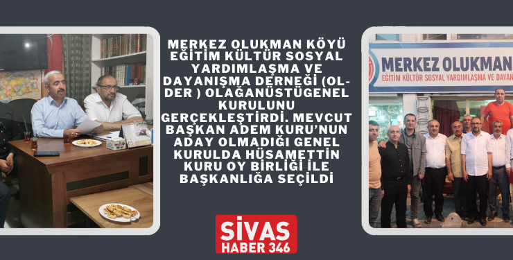 Olukmanlılar Derneğinden Nöbet Değişimi