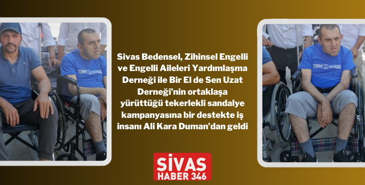 27 Adet Tekerlekli Sandalyenin Dağıtımı Yapıldı