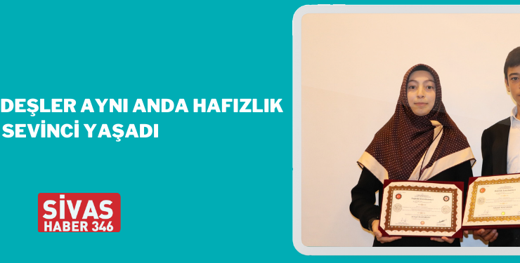 Kardeşlerin Hafızlık Sevinci