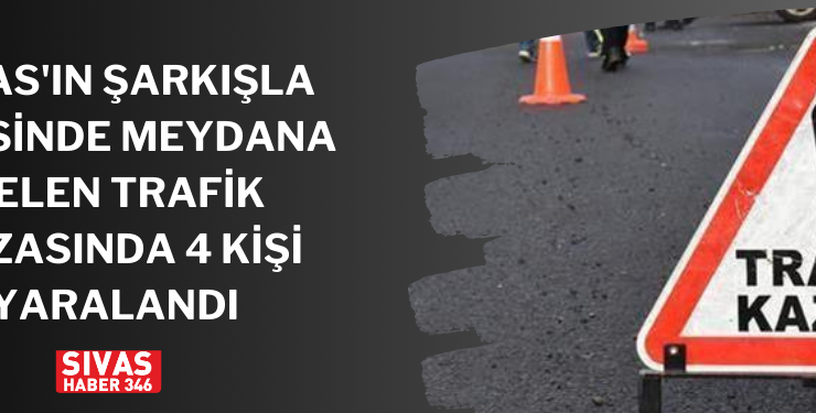 Şarkışla’da Trafik Kazası: 4 Yaralı