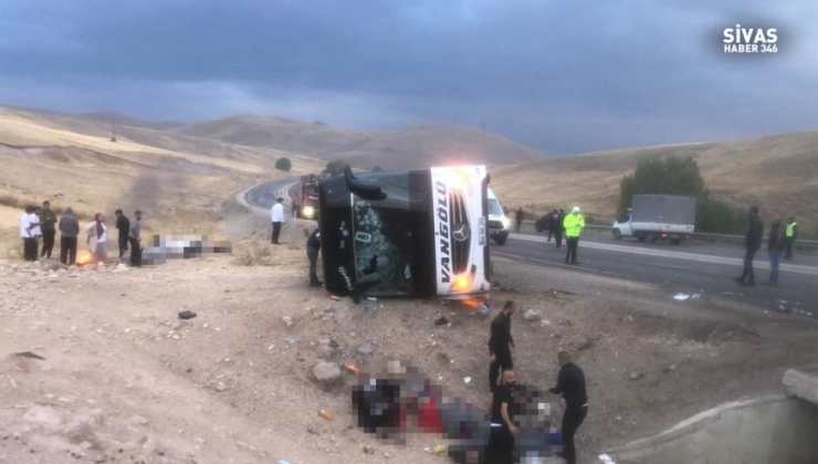 Sivas’ta Otobüs Kazasında 7 Kişi Hayatını Kaybetti, 40 Kişi Yaralandı