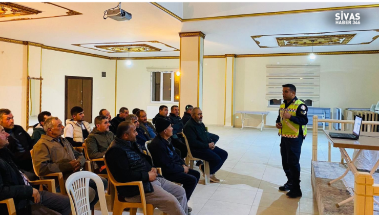 Gürün’de Traktör Kazalarına Karşı Bilinçlendirme Semineri