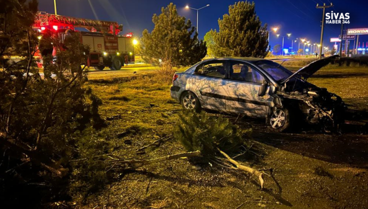 Kadına Şiddet Zanlısı Trafik Kazasında Yaralandı