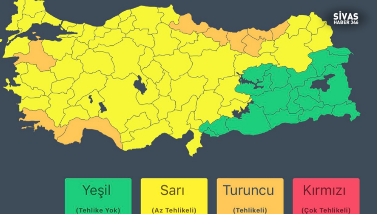 Sivas İçin Kuvvetli Fırtına Uyarısı