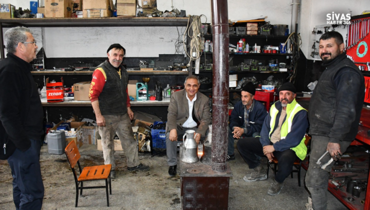 Gürün Belediye Başkanı Nami Çiftçi, Sanayi Esnafıyla Buluştu