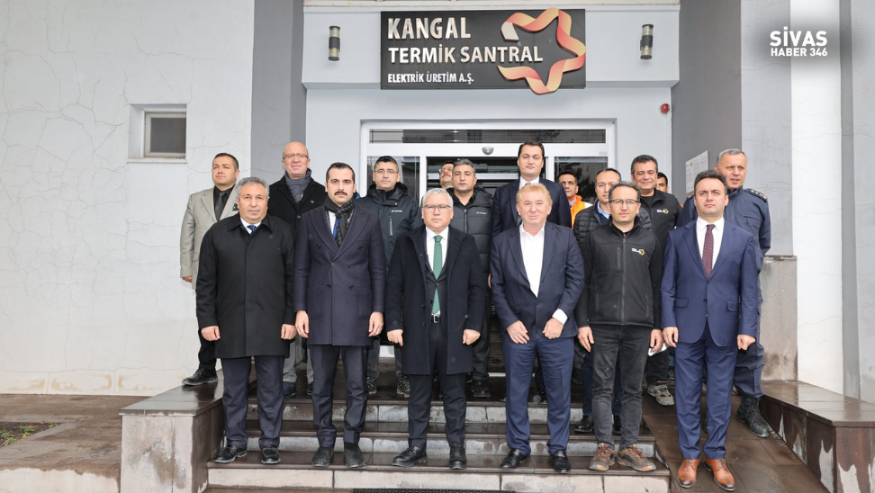 Vali Şimşek, Kangal Ziyaretinde Santral ve Turizm Projelerini İnceledi