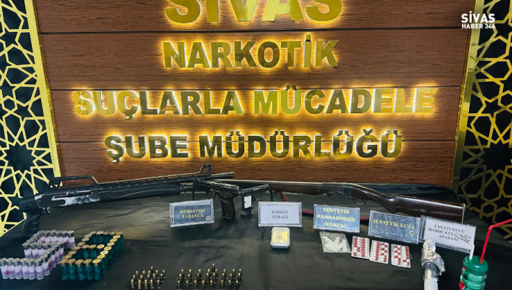 Sivas’ta Uyuşturucu ve Silah Operasyonu: 2 Kişi Tutuklandı