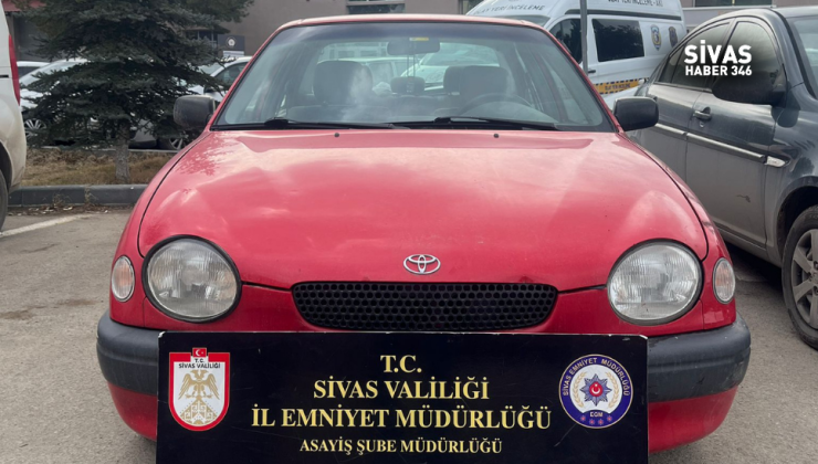 Sivas Emniyeti’nden Hırsızlık Operasyonu
