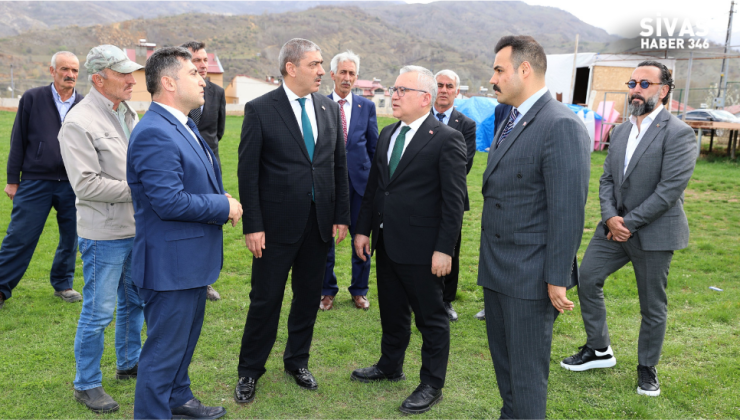 Vali Şimşek Doğanşar’da Projeleri İnceledi