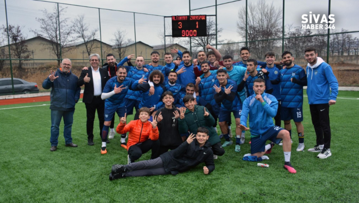 Altınyayla Belediyespor Zirveye Yükseldi