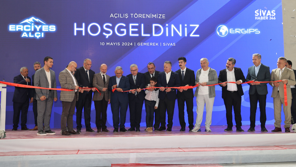 Erciyes Alçı Fabrikası Gemerek’te Açıldı!