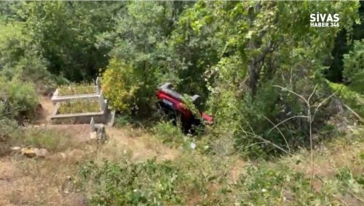 Sivas’ta Feci Kaza, 10 Metreden Dereye Düştü