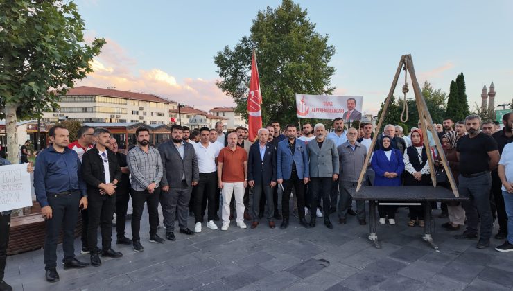 Sivas’ta Alperen Ocakları’ndan İdam Çağrısı