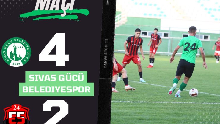 Sivas Gücü Belediyespor İlk Hazırlık Maçında Güç Ölçtü
