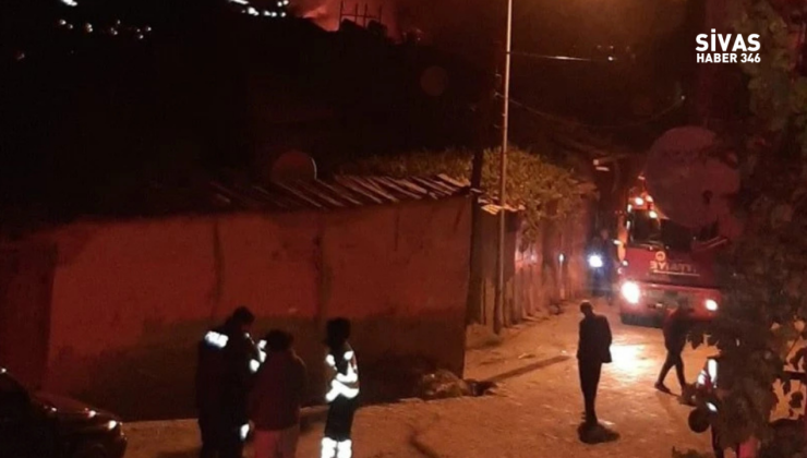 Sivas’ta Ev Yangını 1 Can Aldı