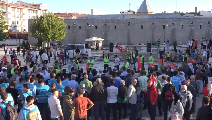 Sivas’ta Filistin’e Destek Yürüyüşü