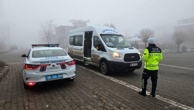 Sivas’ta Kış Lastiği Denetimleri Devam Ediyor