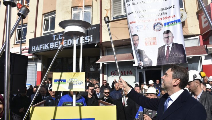 Hafik Doğal Gazla Buluştu: İlk Ateşleme Gerçekleşti