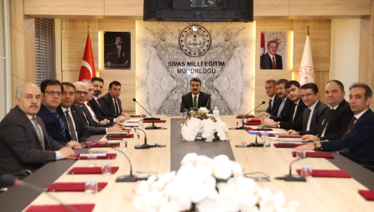 Yeni Sivas  Milli Eğitim Müdürü İlk Toplantısını Gerçekleştirdi