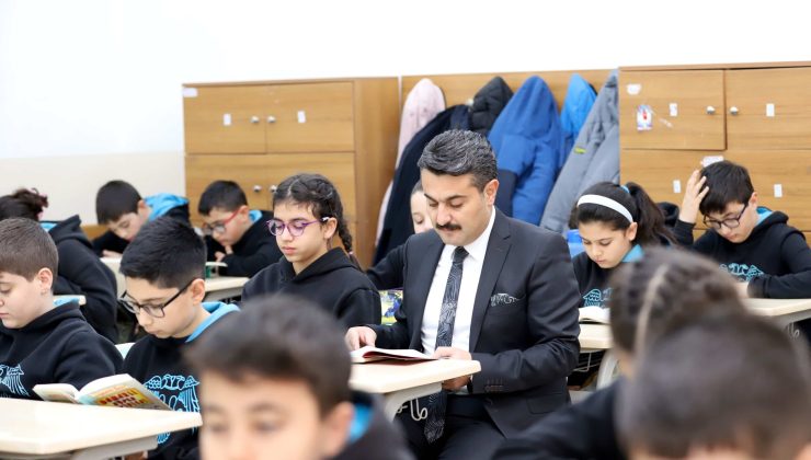 Yeni Müdür Fatih Erdoğan, Öğrencilerle Birlikte Kitap Okudu