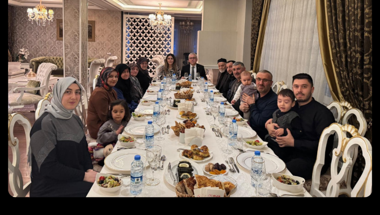 Vali Şimşek, Şehit Aileleriyle Ramazan Sofrasında Buluştu