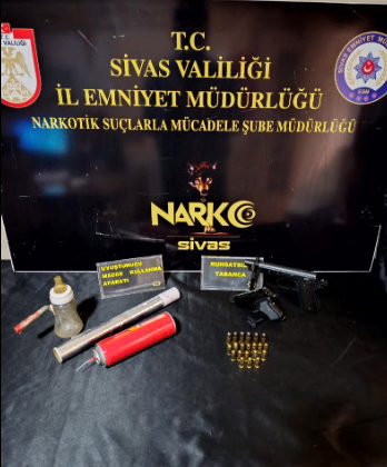Sivas’ta Uyuşturucu Operasyonu: 8 Şüpheli Tutuklandı