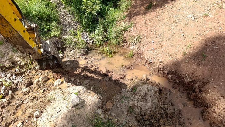 Sivas İl Özel İdaresi’nden Günlüce Köyü’ne İçme Suyu ve Sulama Hattı Desteği