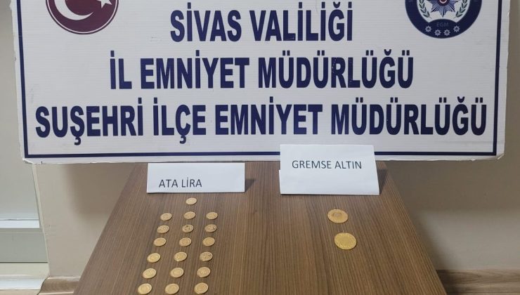 Sivas Suşehri’nde Sahte Altın Operasyonu: 1 Kişi Tutuklandı!