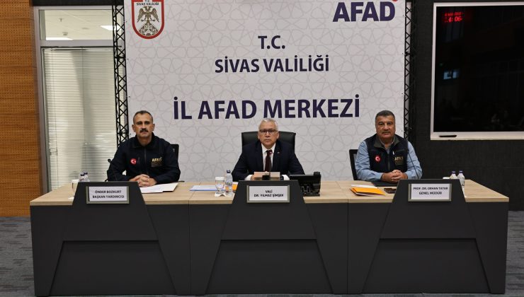 Sivas’ta 2025 Yılı İl Risk Azaltma Planı Toplantısı Gerçekleştirildi