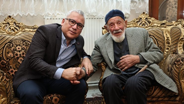 Vali Yılmaz Şimşek’ten 98 Yaşındaki Kaya Amca’ya Ziyaret