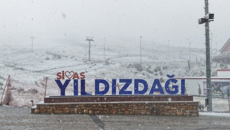 Yıldız Dağı’nda Sezonun İlk Kar Yağışı