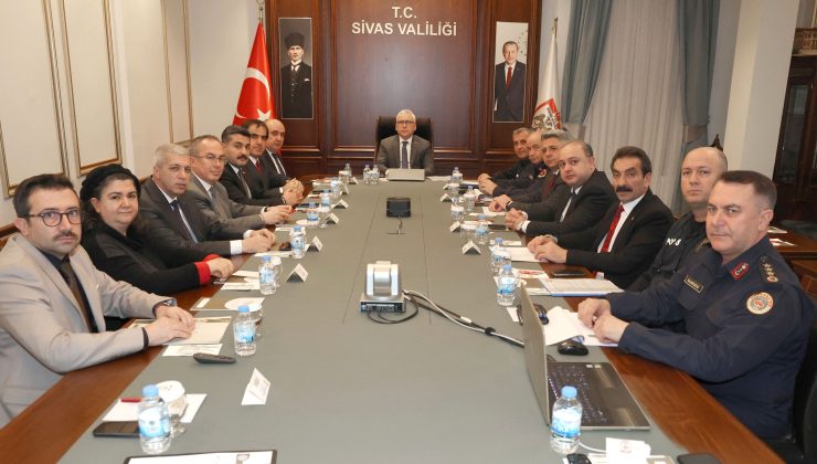 Sivas’ta Okullarda Güvenlik Tedbirleri Masaya Yatırıldı