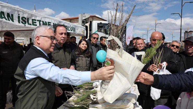 Sivas’ta 20 Bin Fidan Dağıtıldı