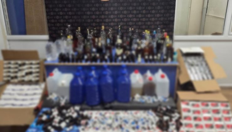 Sivas’ta Kaçak Alkol Operasyonu: 61,7 Litre Sahte İçki Ele Geçirildi
