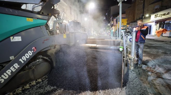 ATATÜRK CADDESİ’NDE YENİLEME ÇALIŞMALARI TAMAMLANDI
