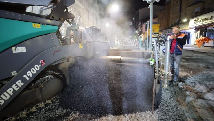 ATATÜRK CADDESİ’NDE YENİLEME ÇALIŞMALARI TAMAMLANDI