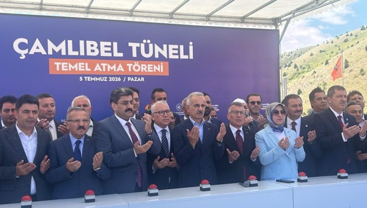 Çamlıbel Tüneli’nin Temeli Atıldı: Sivas ile Tokat Arasındaki Ulaşımda Yeni Dönem Başlıyor