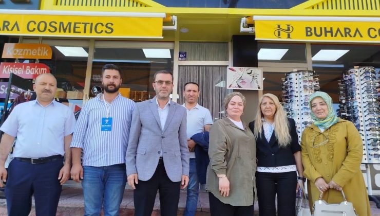AK PARTİ SİVAS TEŞKİLATI 535 HANE VE 25 ESNAFI ZİYARET ETTİ