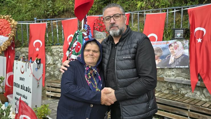 Sivas’tan Eren Bülbül’ün Annesi Ayşe Bülbül’e Vefa Ziyareti