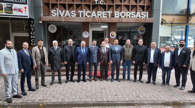 Eken ve Karakaya’dan Sivas Ekonomisi İçin İstişare